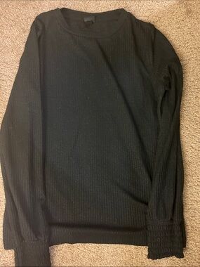 art class Black Long Sleeve Ribbed Tee